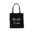 jute shopper markttasche in schwarz - eulenschnitt